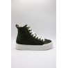 Baskets montantes femme kaki Vanessa Wu Nayla imperméables