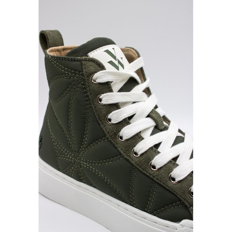 Baskets montantes femme kaki Vanessa Wu Nayla imperméables