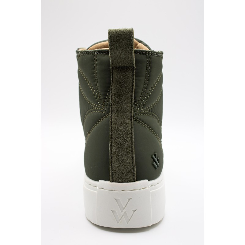Baskets montantes femme kaki Vanessa Wu Nayla imperméables