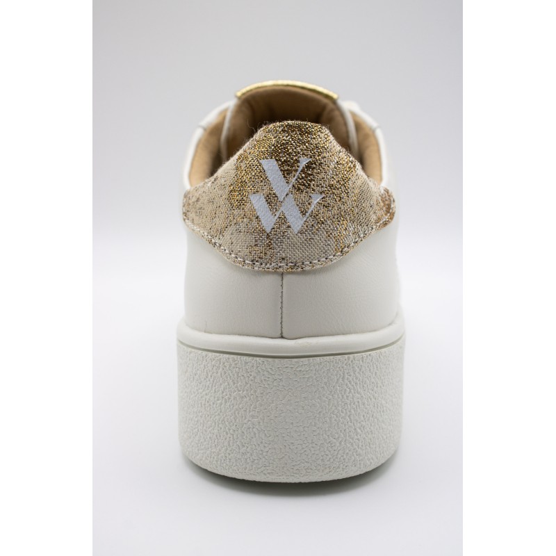 Baskets femme blanches Vanessa Wu Joy à lacets