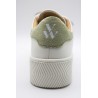 Baskets Vanessa Wu blanches éclair vert amande scratch