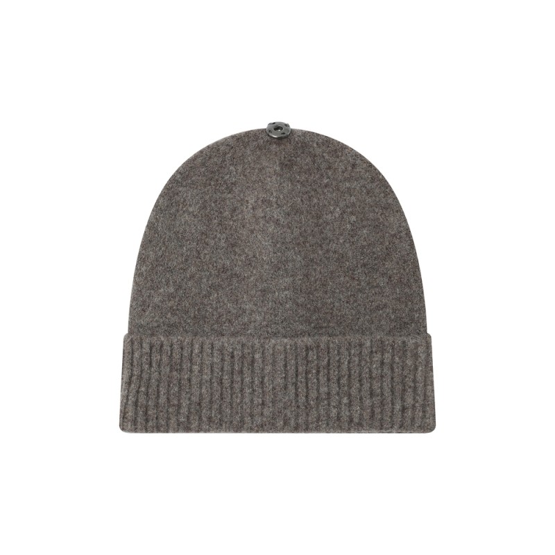 SALAMBO taupe - bonnet pompom interchangeable GRACE & MILA