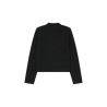 Cardigan noir à col chemise SAILOR GRACE ET MILA femme