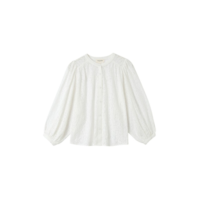 Blouse dentelle SOPHIA ivoire GRACE ET MILA