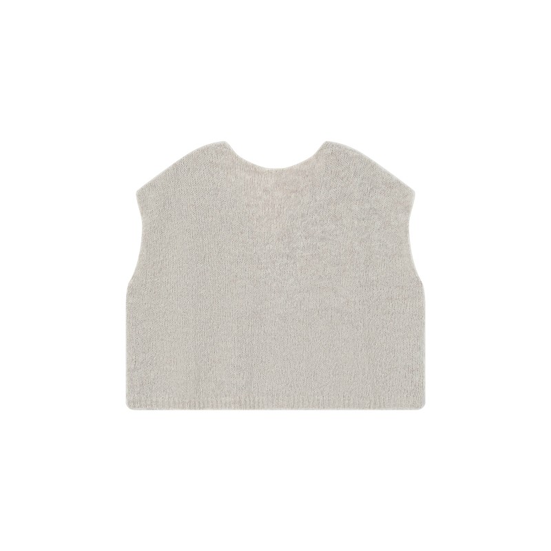 Savant greige - Cardigan en laine & alpaga GRACE&MILA