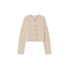 SALMA vanille - cardigan encolure ronde GRACE&MILA