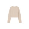 SALMA vanille - cardigan encolure ronde GRACE&MILA