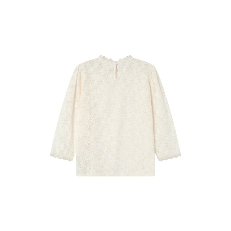 Blouse dentelle STELLA ivoire GRACE ET MILA
