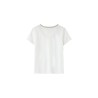 T-shirt ivoire col V SPACE GRACE ET MILA