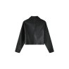 Veste effet cuir noire solange GRACE ET MILA