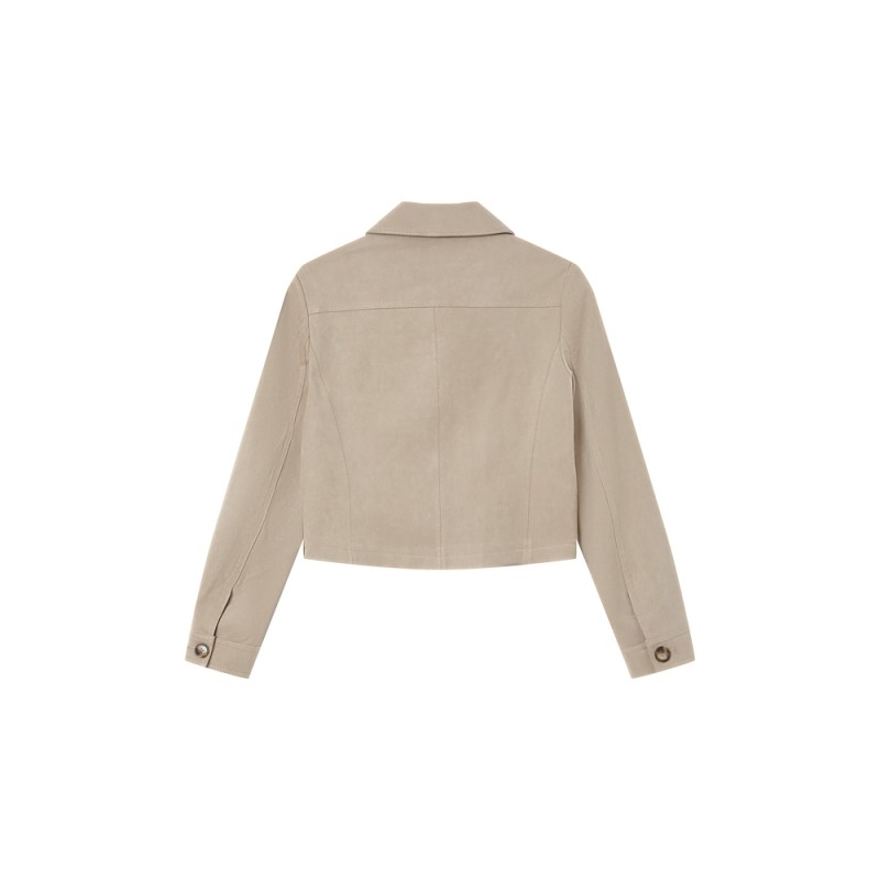 Veste suédine greige SULLIVAN GRACE ET MILA