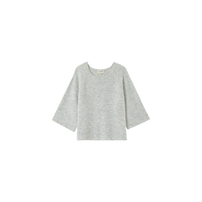 Pull gris chiné PACO Grace & Mila femme