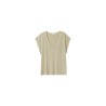 T-shirt sans manches doré Grace & Mila lurex