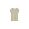 T-shirt sans manches doré Grace & Mila lurex