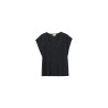 T-shirt sans manches bleu marine Grace & Mila lurex