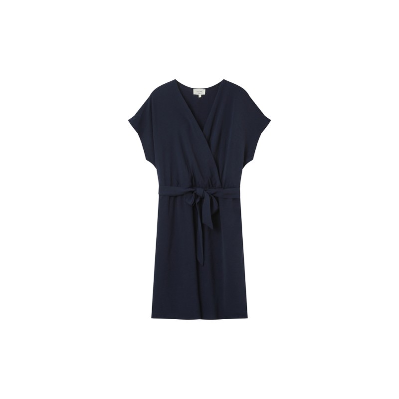 Robe courte bleu marine femme Grace & Mila élégante