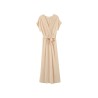 Robe longue beige fluide Grace & Mila femme élégante