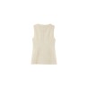Gilet sans manches beige Grace & Mila femme chic été