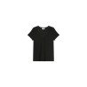 T-shirt col V lurex PEPITO noir Grace & Mila