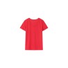 T-shirt col V lurex PEPITO rouge Grace & Mila