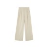 Phil beige - Pantalon à pinces en lin GRACE & MILA