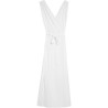 Robe longue blanche portefeuille femme Grace & Mila été chic