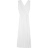 Robe longue blanche portefeuille femme Grace & Mila été chic