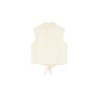 Chemise sans manches écrue en gaze de coton Grace & Mila