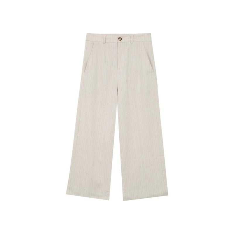 Pantalon 7/8 rayé Grace & Mila femme chic été