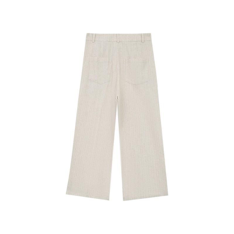 Pantalon 7/8 rayé Grace & Mila femme chic été