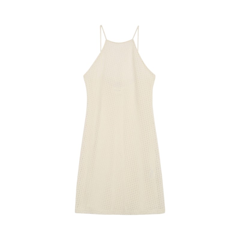 Robe écrue Grace & Mila femme élégante et tendance