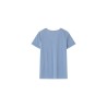 T-shirt col V lurex PEPITO bleu Grace & Mila