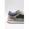 Hoff Emerald – Baskets femme en velours violet et kaki