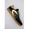 0-105 Nova – Baskets femme noir vernis élégantes