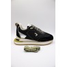 0-105 Lenox – Baskets femme noires et argentées