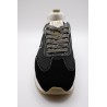 0-105 Lenox – Baskets femme noires et argentées