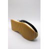 0-105 Lenox – Baskets femme noires et argentées