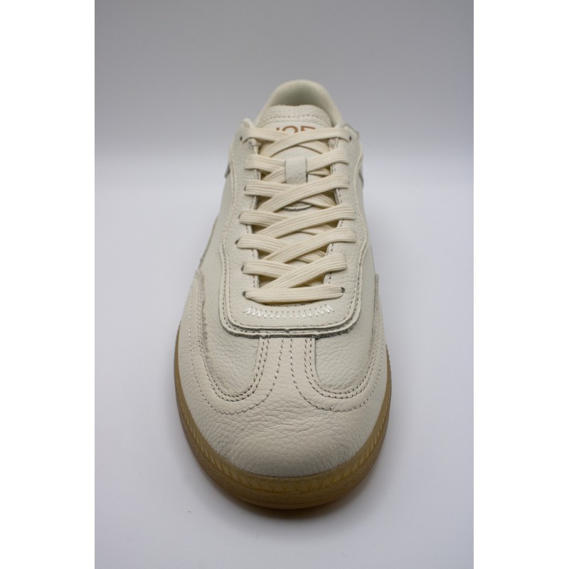 Baskets Hoff Alley White homme cuir blanc cassé