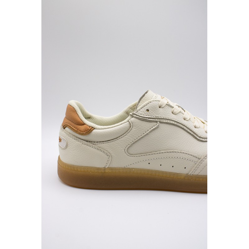 Baskets Hoff Alley White homme cuir blanc cassé