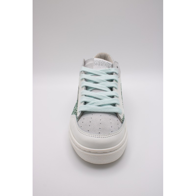 Baskets SMR23 Taline bleu pailleté femme