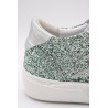 Baskets SMR23 Taline bleu pailleté femme