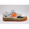 Baskets SMR23 Nune 11554 blanc et orange femme