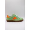 Baskets SMR23 Risy A143 vert et orange femme