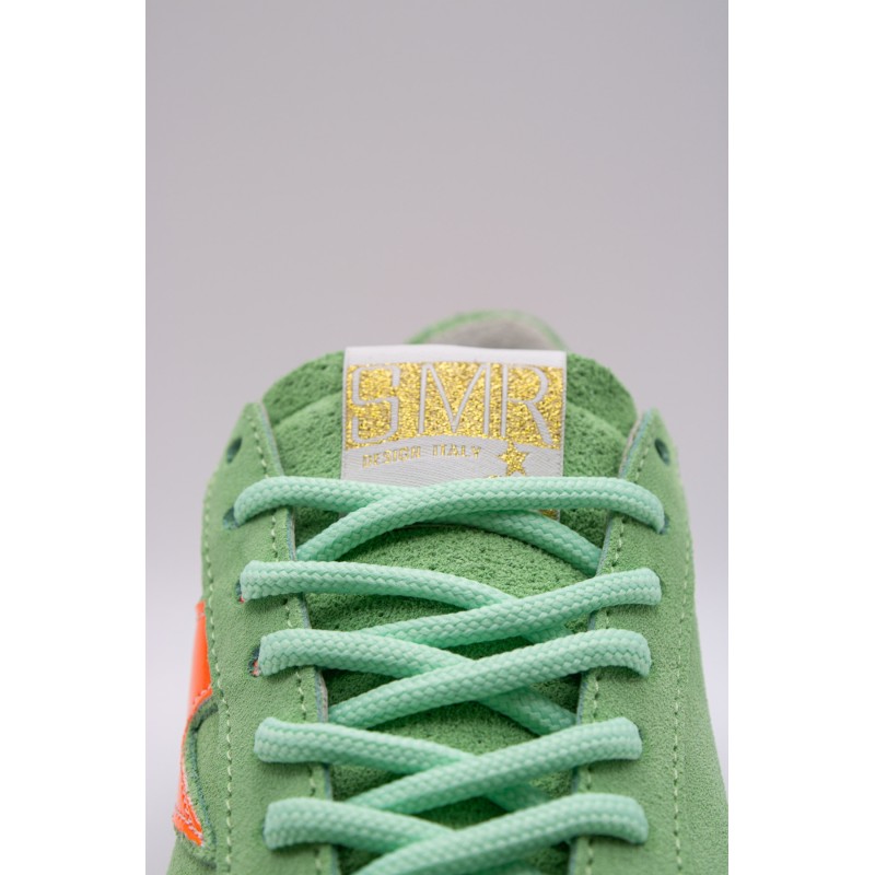 Baskets SMR23 Risy A143 vert et orange femme
