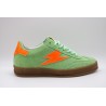 Baskets SMR23 Risy A143 vert et orange femme