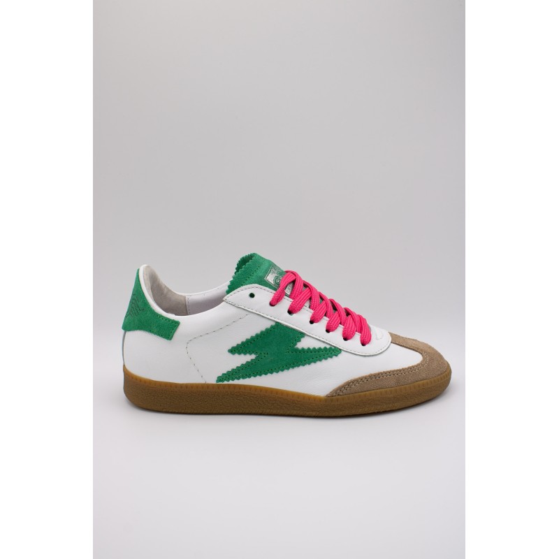 Baskets SMR23 Aslan B159 blanc vert femme
