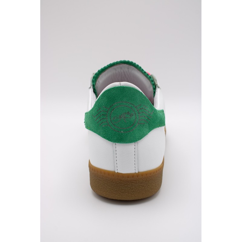 Baskets SMR23 Aslan B159 blanc vert femme