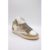 Baskets montantes SMR23 Robin B663 doré femme