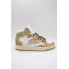 Baskets montantes SMR23 Robin B663 doré femme