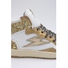 Baskets montantes SMR23 Robin B663 doré femme